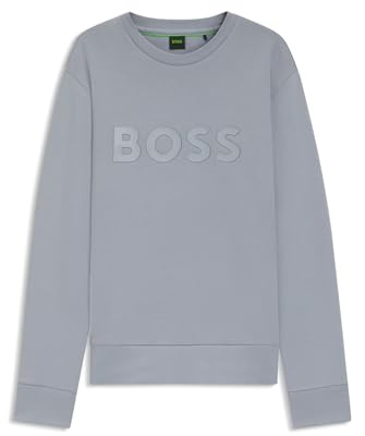 BOSS Sweatshirt Aus Stretch-baumwolle Mit Logo