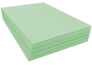 Styrodur Platten A4 Set 10mm (8tlg) – XPS Hartschaumplatten | für den professionellen Modellbau Architekturmodellbau Landschaftsbau und als Bastelplatten