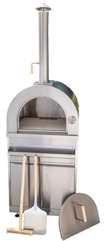 Ondis24 Pizzaofen für Outdoor-Küche, Edelstahl