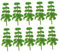 Operitacx 10st Mini-modellbaum Modelleisenbahnbäume Bastelbäume Kleine Bäume Zum Basteln Miniaturbäume Zum Basteln Baumstütze Feenbaum Architekturmodellbaubedarf Dioramenbedarf Plastik Green