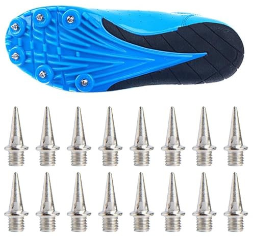 MIRKUZI Tacchetti 16xpz Chiodi per atletica leggera Chiodi per atletica leggera in acciaio Chiodi professionali per atletica leggera per corse su brevi distanze (12mm)