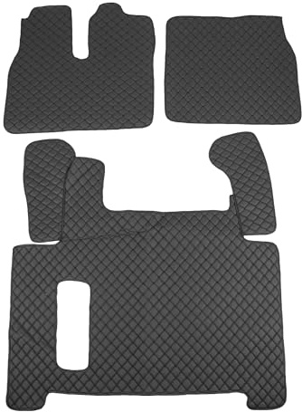 LKW Fußmatten Für Man TGX 2017-2020 Schwarz mit 2 Schubladen Interieur Zubehör