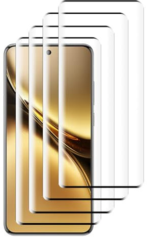 MGUEIAO [4 Stück kompatibel mit VIVO X200 Ultra für Gehärtetem Displayschutzfolie,Displayschutzfolie,VIVO X200 Ultra Schutzfolie,HD Displayschutzfolie-Schwarz