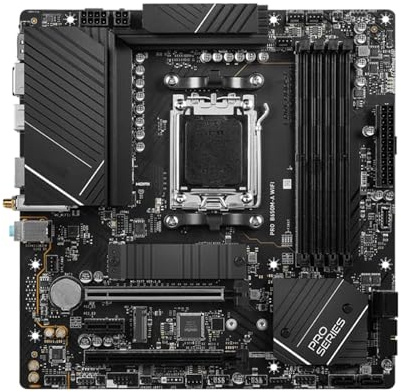 Game motherboard Fit For MSI PRO B650M-A WIFI Motherboard AMD B650 AM5 DDR5 256GB M.2 Wi-Fi 6E support Ryzen 7 9700 7700 5 7400