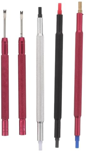 ibasenice Uhrmacherwerkzeugsatz 1 Satz aus Legierungsstahl für Armbanduhren | Uhrenzeiger Reparaturwerkzeug, Zeigerdrücker und Entferner, Kasten für Geordnete Aufbewahrung