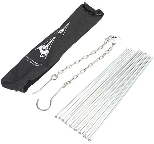 outdoorm Outdoor Portable Foldable Metal Barbecue Grills Hanging Tripod Camping Picnic BBQ Cooking