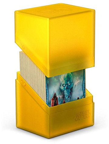 Ultimate Guard Boulder Deck Case 80+ Standard Size Amber