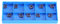 10Pcs CNC Blade Inserto in Metallo Duro, CCMT060204 VP15TF Utensili Tornio CNC Inserti per Tornio con Scatola