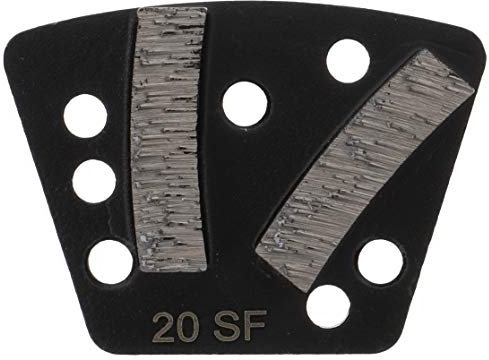 PRODIAMANT Diamant Schleifsegment für Bodenschleifer Bindung für abrasive Materialien - Aufnahme 3x M6 zum Schrauben auf die Trägerplatte