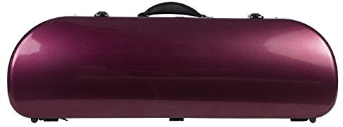 Geigenkoffer Glasfaser Street 4/4 weinrot-shiny M-Case + Notentasche