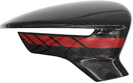 DS002 Außenspiegel Aufkleber Set von Finest-Folia (rechts & links) Folie Spiegelglas Spiegelkappe (Gold Metallic)