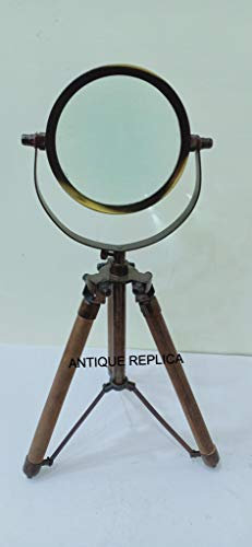 Vintage Maritime Lupe mit Ständer