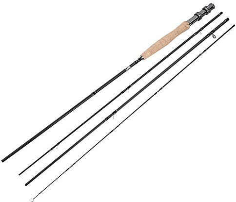 Canne à Pêche à La Mouche Télescopique avec Matériau en Fibre de Carbone de pour Les Amateurs de Pêche(#7/8)