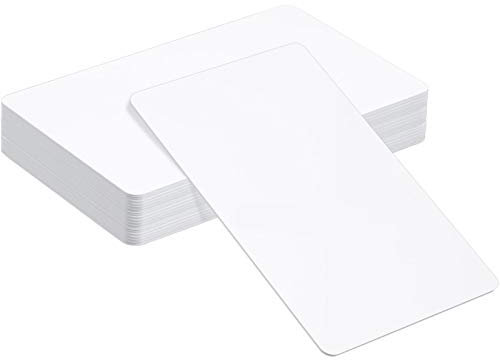 NTAG215 NFC Cartes, PVC Cartes NTAG 215 NFC Étiquettes Blanches Compatibles avec Tagmo et Amiibo pour Tous les Smartphones et Appareils Compatibles NFC (100)