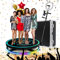 ZLPOWER 360 Photo Booth Machine 100cm with Software for Parties Free Logo Customization 6 People Stand on APP Remote Control Automatic Slow Motion 360 Spin Camera Video Booth - 39.4+Flight Case