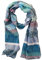 Invero, Muster Schal Flora, 100% Baumwolle (Pastell)
