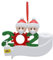 TianWlio Weihnachtsbaum Anhänger Weihnachten Weihnachten der Überlebenden Personalisierte Ornamente Urlaub Familiendekorationen 2020 5 Stück Christbaumschmuck Baumschmuck Weihnachtsdeko (A, One Size)