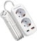 USA Adapter Steckdose, Reiseadapter mit PD20W USB Schnellladung, Deutsch zu US Adapter Steckdose 2-Fach mit 1,5M Steckdosenadapter für USA, Kanada, Mexiko, Thailand, Typ B Reiseadapter Amerika