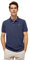 Polo Club - Polo Hombre | Manga Corta | 100% Algodón Piqué | Cierre 3 Botones | Logo Bordado Contraste | Regular Fit | Combina con Chinos o Vaqueros, Azul Denim, M