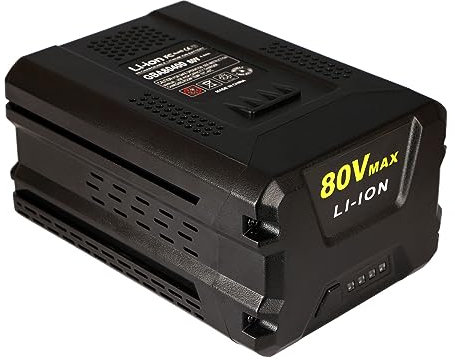 H-ANT GBA80400 Batterie de rechange 5000 mAh compatible avec GreenWorks 80 V Batterie GBA80150 GBA80200 GBA80250 GBA80300 GBA80500