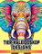 Tier-Kaleidoskop-Designs Malbuch: Schöne Tiermuster Ausmalbilder mit unglaublichen Illustrationen für Jugendliche und Erwachsene zum Spaß haben und Entspannen