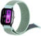 Straps Compatible with Amazfit GTS 4 Mini/GTS 2 Mini/GTS 4/GTS 3/GTS 2/GTS 2e, 20mm Soft Elastic Nylon Strap Replacement Wristband for Amazfit Bip 3 Pro/Bip 3/Bip U Pro/Bip Lite/Bip S (Green)