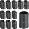 QUARKZMAN Clip per Ripiani in Filo, 24 Pezzi da 3/4 Pollice (19mm), Sostituzione in Plastica per Sistemi di Ripiani in Filo (12 Coppie)