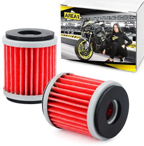 Area1 Ölfilter 38x46mm HF140 1 Stück kompatibel mit MT-125. YZF-R125, WR250, XT250, YZ250, WR450, YZ450 / kompatibel mit SMS SMR TE 125, Fantic Caballero, Gas Gas EC250 300 450