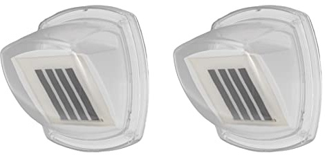 Luci Solari da Esterno, Lampada da Parete Piccola da Giardino Solare da Esterno Mini Lampada da Parete da Giardino Per Giardino Cortile Patio Recinzione Palo Scale Illuminazione Ringhiera a Muro (vend