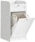 VASAGLE Mobile Portabiancheria per Bagno, Mobiletto Bagno con 1 Cassetto e 1 Cesto Portabiancheria, Sacco Interno Rimovibile con Maniglie, 40 x 40 x 80,2 cm, Bianco Nuvola BBC741W01