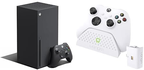 Xbox Series X + Venom Station de chargement avec batterie rechargeable - Blanc Series X & S One