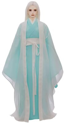 Oueneifs Arnow Bjd Puppe 1/3 Blau Gentleman Chinesischer Stil Mode Kunst Harz Spielzeug für 15+ Jahre alt