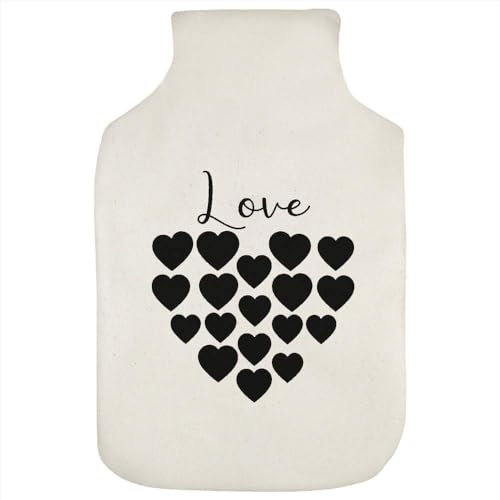 'Love with Hearts ' Hot Water Bottle Cover (HW00033454)