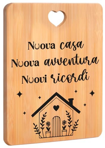 Regali per Casa Nuova, Arredamento Casa, Tagliere o Blocco, Idee Regalo Casa Nuova, Regali per la Casa, Regali per la Nuova Casa per Familiari, Parenti, Amici e Colleghi.