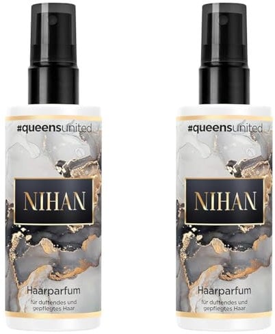 #queensunited Nihan Black Haarparfum, 100ml (Packung mit 2)
