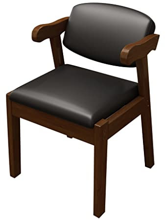 Moderner Esszimmerstuhl aus Walnussholz, Akzentstuhl, Armlehnen, Holzstuhl, Küchenstühle, weicher Stoff, Beistellstühle für das Wohnzimmer, gepolsterte Esszimmerstühle aus Leinen im Mid-Cent