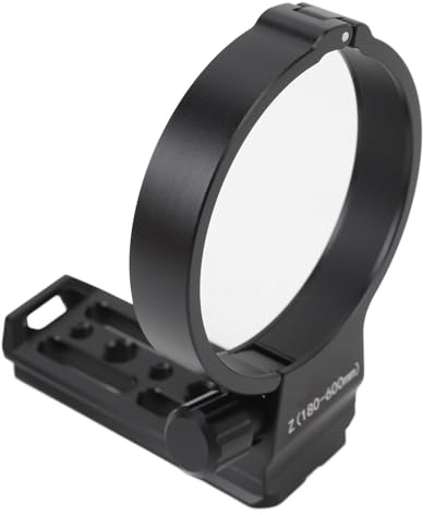 Tripod Collar Mount Ring, Aluminum Alloy Tripod Mount Ring Lens Tripod Collar with Stable Support for Camera
