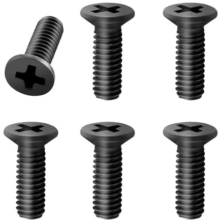 CXCCOI 6PCS M4x0.7x12mm Motorcycle Brake Fluid Reservoir Screws