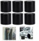 Zilimontt Air Conditioner Pipe Insulation Tape,Air Conditioner Duct Tape, Duct Wrap Tape PVC Pipe Protective Tape,Air Conditioning Installation Dedicated Wrapping Tape, PVC Home Use Bandage, 6Pcs