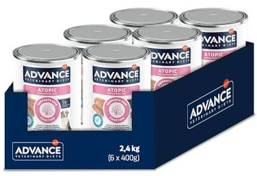 Advance Diets Nourriture Humide pour Chiens - Atopic - 6 boîtes de 400g