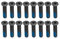 Gintai Vis 16pcs pour Acer Nitro 5 AN515-53 châssis Ordinateur Portable Housse de Base Fixation pour Fond d'ordinateur
