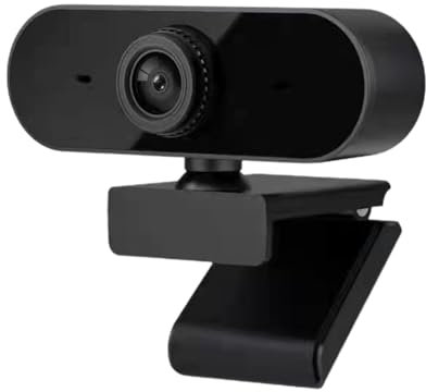 Cámara de ordenador, cámara web para ordenador de sobremesa - Webcam USB ajustable a 360°, ordenador 720P con micrófono, para ordenador portátil de protección de la privacidad, cámara web