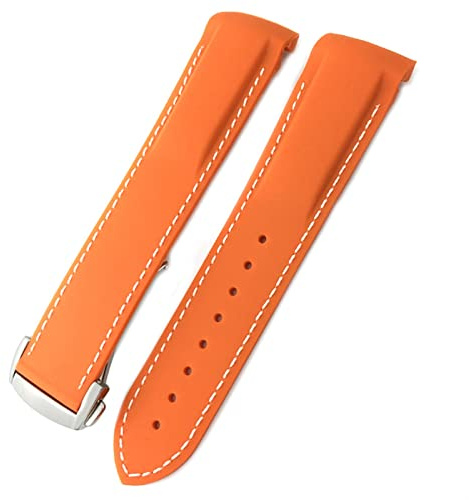 Gummi-Silikon-Armband für Omega Seamaster GMT Diver 300 Hamilton 19 mm 20 mm 21 mm 22 mm Uhrenarmband