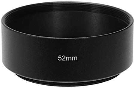 Blisfulhoks 52mm Mount Standard Metal Lens Hood for