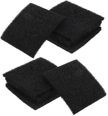 Housoutil Filtro Compost Bidone Carbone Attivo 12 Pezzi 8X8 CM Tagliabile per Pattumiera Umido Antiodore Compostiera Domestica Accessori