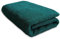 Lanudo® Luxus Duschtuch 600g/m² Pure Line 70x140 mit Bordüre. 100% feinste Frottier Baumwolle in höchster Qualität, Dusch-Handtuch, Badetuch, Badelaken. Farbe: Petrol