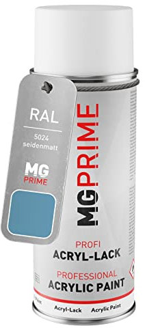 RAL 5024 Bleu pastel/Pastel blue Bombe aérosol 400 ml mat satiné séchage rapide