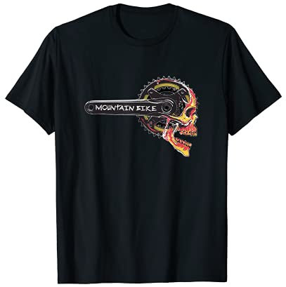 Mountainbike - Totenkopf Kurbelgarnitur Mountainbike MTB T-Shirt