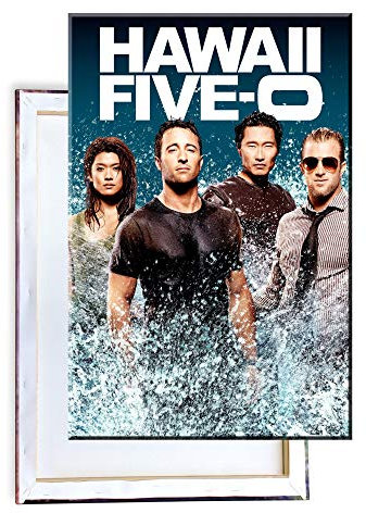 Unified Distribution Hawaii Five-0-120x80 cm Kunstdruck auf Leinwand • erstklassige Druckqualität • Dekoration • Wandbild