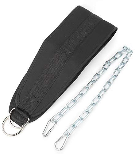 Dip Belt Pull-Up Halblange Power Weighted Dip Belt Gym Sport Langhantel Fitnessgeräte Dual Ring